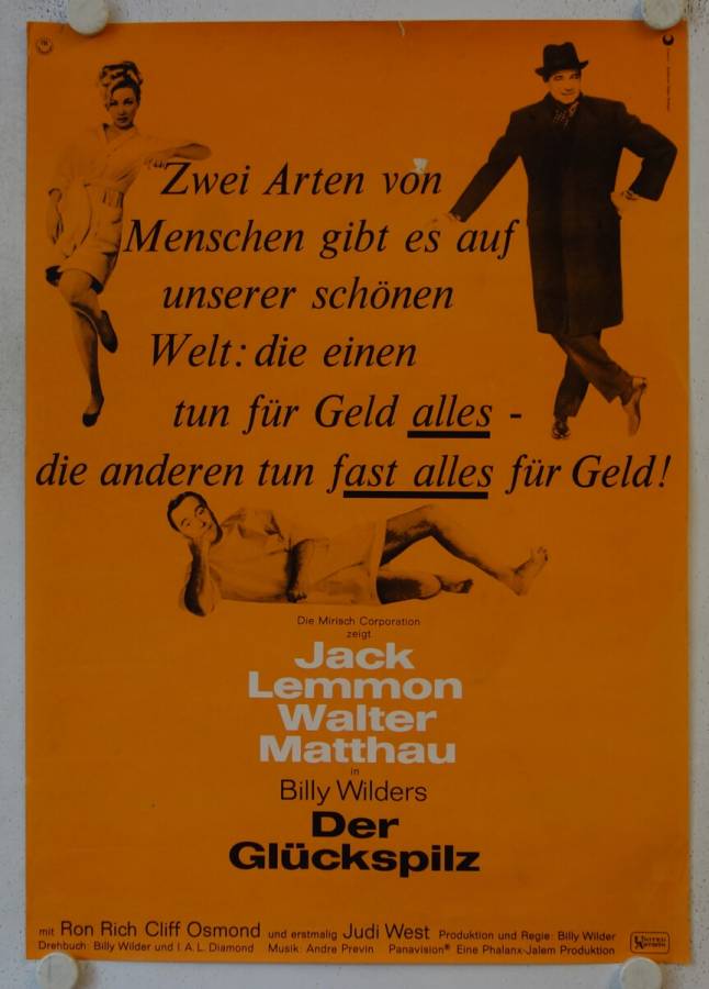 Der Glückspilz originales deutsches Filmplakat